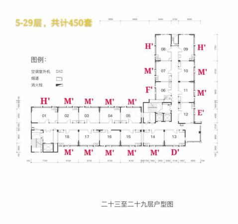 碧桂园中环荟2室0厅2卫-54m²-1
