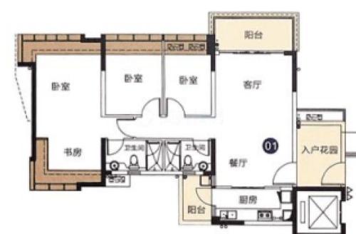 纯水岸3室2厅2卫-117m²-6
