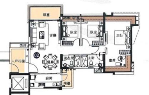 纯水岸3室2厅2卫-118m²-7