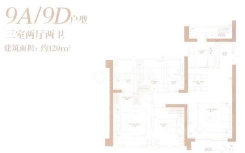 全盛紫悦龙庭3室2厅2卫-120m²-1