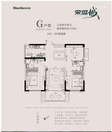 荣盛城3室2厅2卫-109m²-1