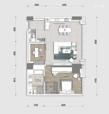 首创商务大厦2室2厅2卫-150m²-2