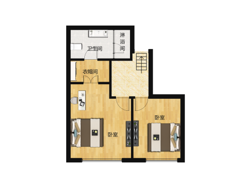 大财门4室2厅3卫-140m²-3