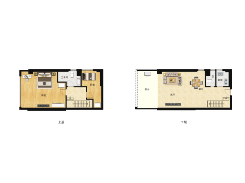 博林天瑞2室2厅2卫-79m²-1
