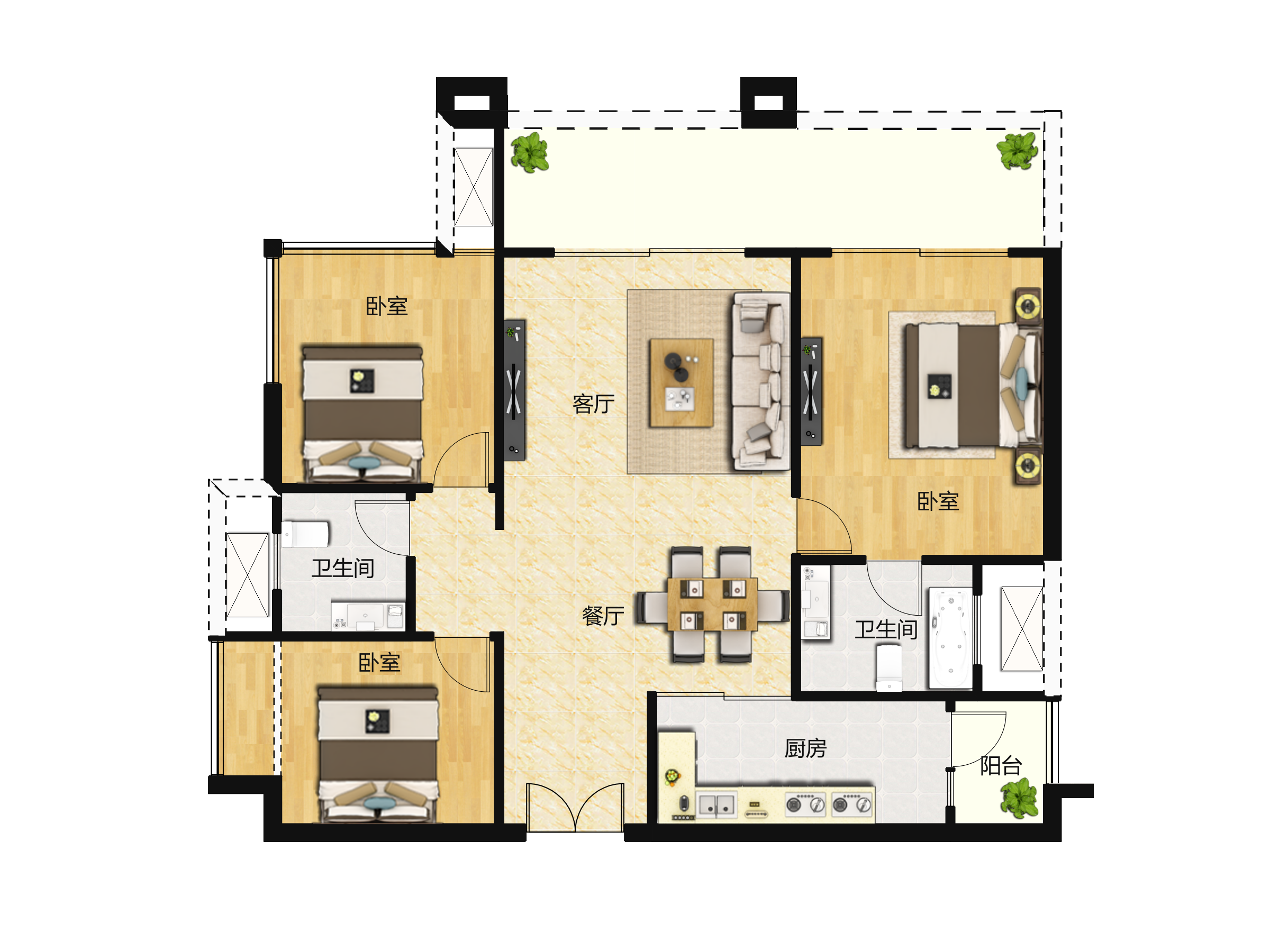 九龙仓时代上城_效果图_主图_1