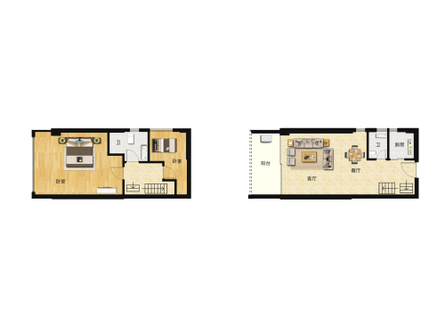 博林天瑞2室2厅2卫-80m²-3