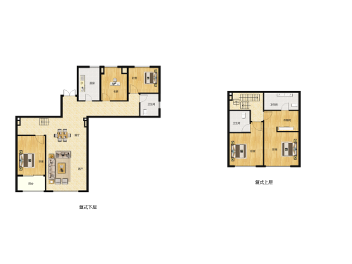 大财门4室2厅3卫-141m²-5