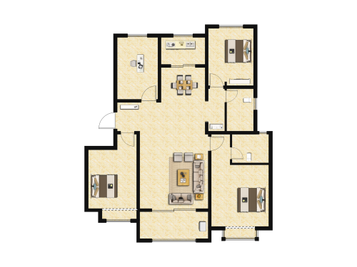 建邦原香溪谷3室2厅2卫-120m²-1