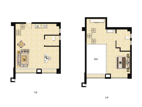 龙湖铂金岛2室1厅1卫-50m²-2