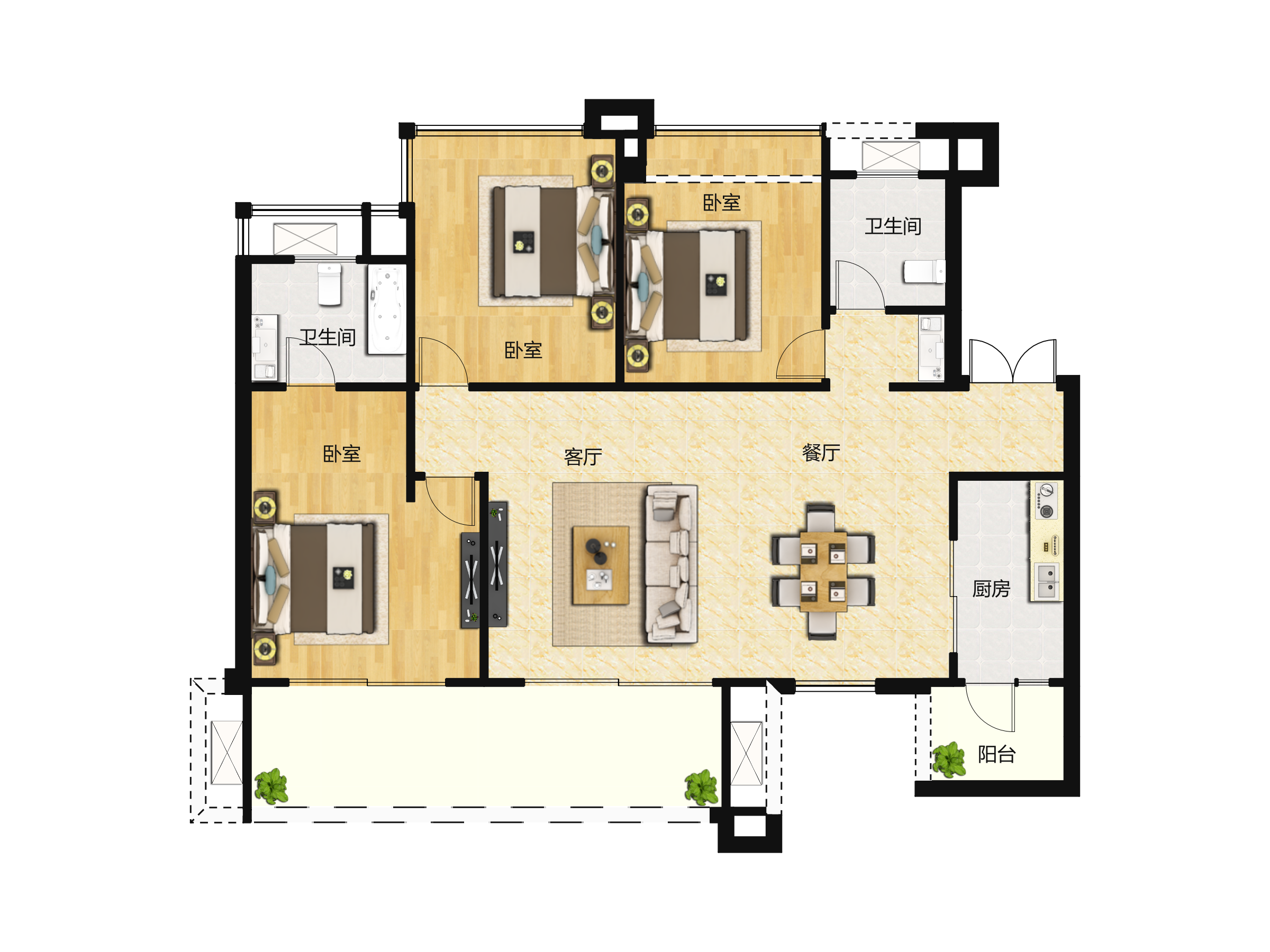 九龙仓时代上城_效果图_主图_1