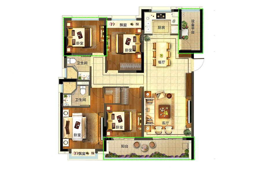 金地大运河府_效果图_主图_1