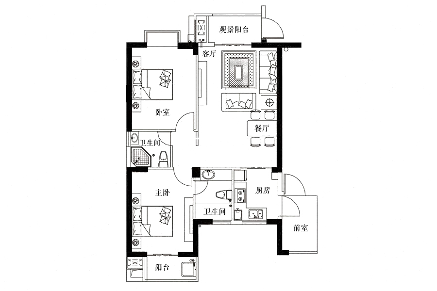 水湾清城III期_效果图_主图_1