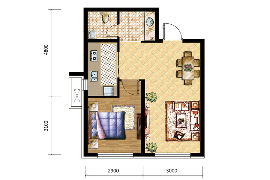 卓尔·10号公馆_效果图_主图_1