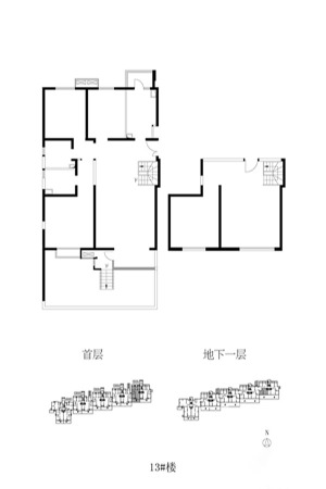 水墨林溪C13户型-4室2厅2卫1厨建筑面积173.00平米
