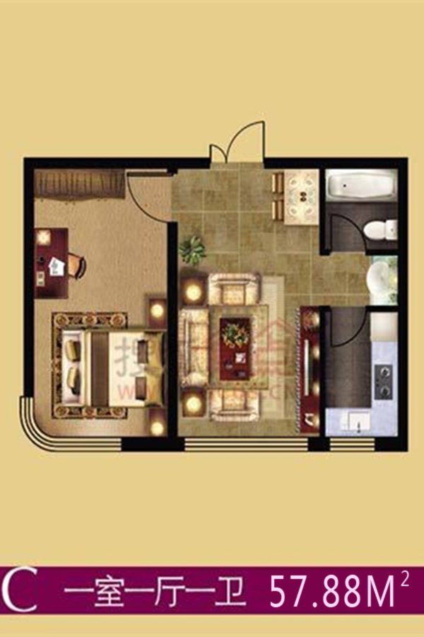古田和睦城_效果图_主图_1