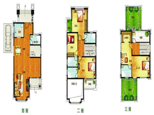 聚豪园F3户型-5室2厅5卫1厨建筑面积247.27平米