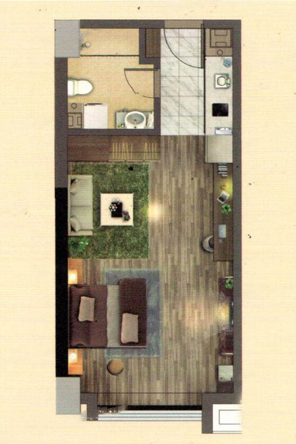 鲁能领秀城贵和金街_效果图_主图_1