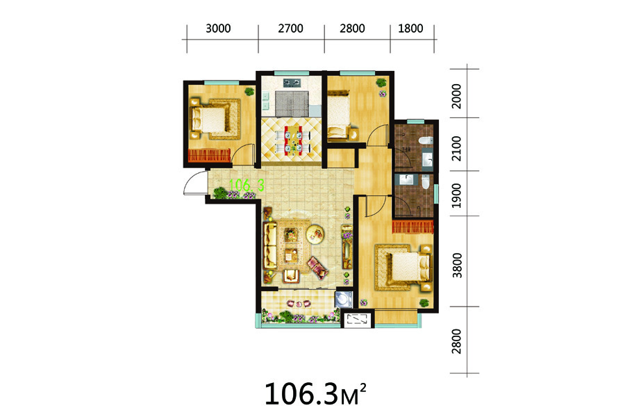 氧派湾_效果图_主图_1