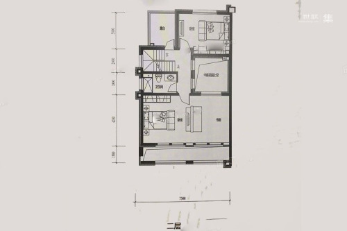 绿地·海域香庭二层-4室2厅3卫1厨建筑面积202.00平米