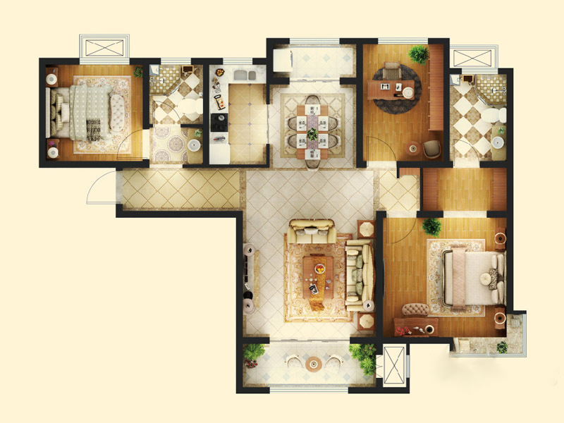 中铁·逸都国际_效果图_主图_1