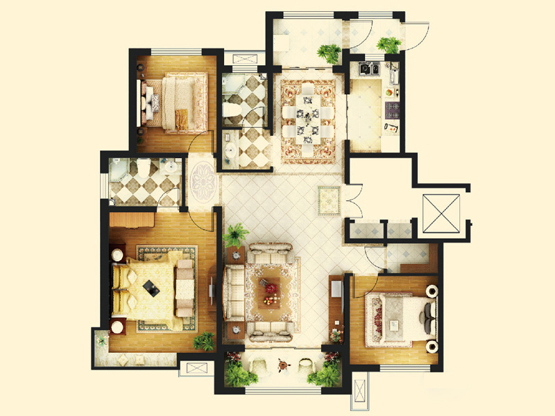 中铁·逸都国际_效果图_主图_1