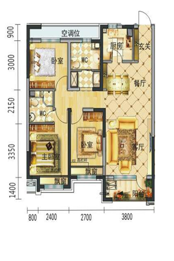碧桂园·学府壹号_效果图_主图_1