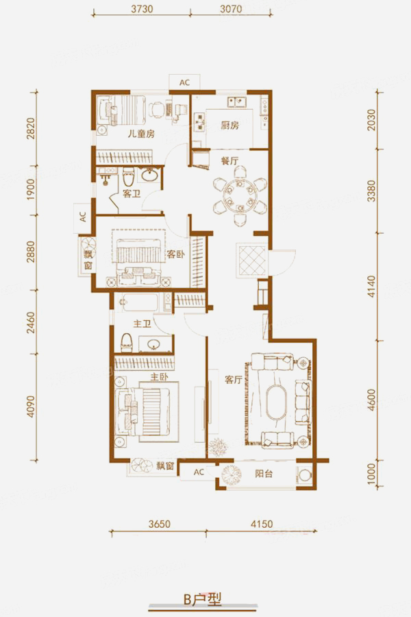 天恒金融街公园懿府_效果图_主图_1