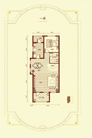 奥冠水悦龙庭2-1-4室2厅4卫1厨建筑面积202.00平米
