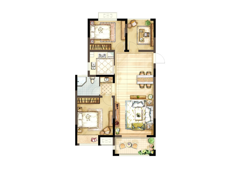 骏景华庭_效果图_主图_1