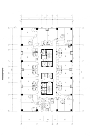 诺睿德国际商务广场公寓户型图-1室1厅1卫1厨建筑面积45.00平米