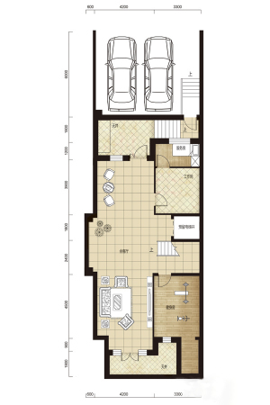 玫瑰湾·珑岸（别墅）A3户型地下-7室4厅4卫1厨建筑面积420.00平米