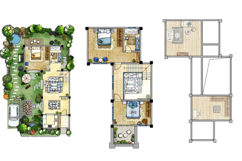 九仰爱琴海G22户型-5室2厅2卫1厨建筑面积154.00平米