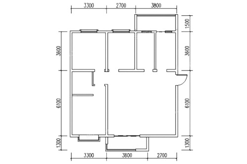 灞业·大境127平户型-3室2厅2卫1厨建筑面积127.57平米