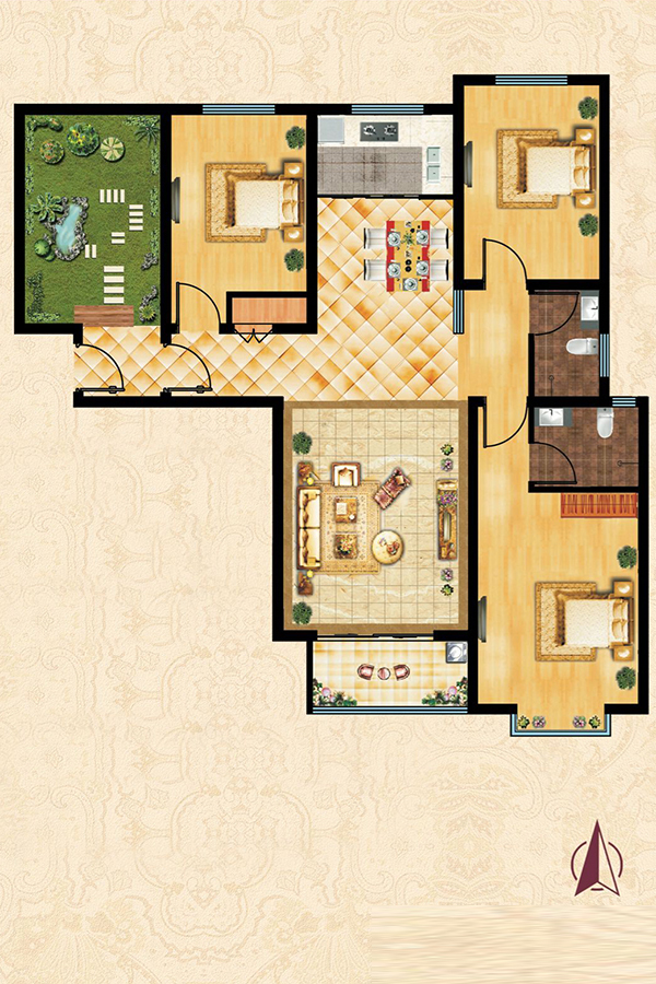 溪城华府_效果图_主图_1