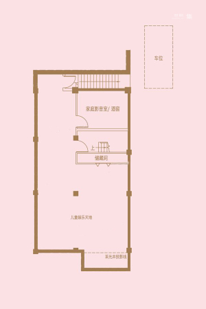 远洋鸿郡A1户型地下一层-4室4厅3卫1厨建筑面积182.00平米