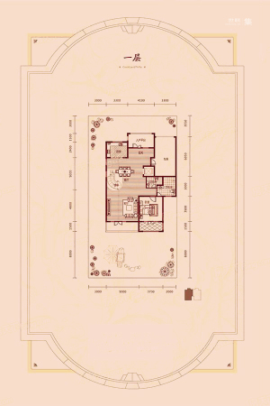 奥冠水悦龙庭4-2-5室2厅5卫1厨建筑面积318.00平米