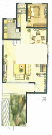 海湾艺墅双拼A1户型-4室3厅3卫1厨建筑面积272.00平米