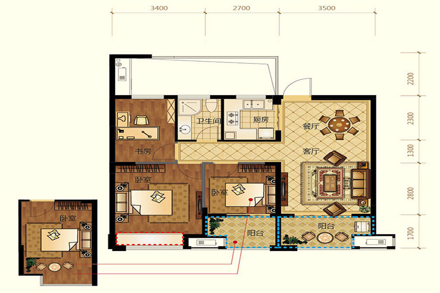 美都良景学府_效果图_主图_1