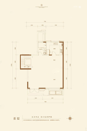 国瑞熙墅一层-3室3厅3卫1厨建筑面积339.51平米