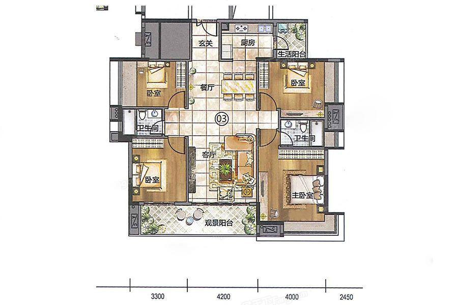 华鸿·珑悦轩_效果图_主图_1