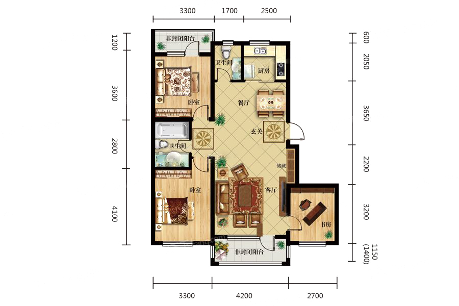 富禹·依云美域_效果图_主图_1