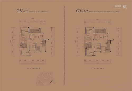 城建仁山智水花园GV-4、6洋房-4室2厅2卫1厨建筑面积131.72平米