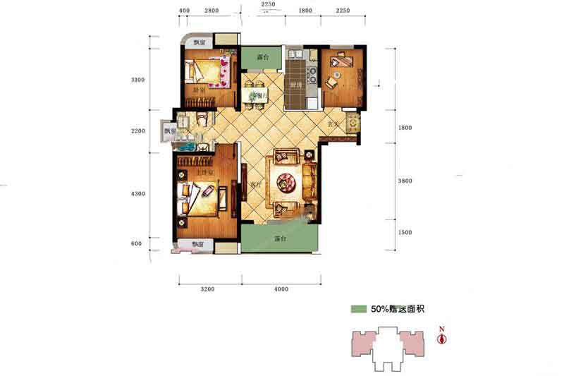 三盛颐景蓝湾_效果图_主图_1