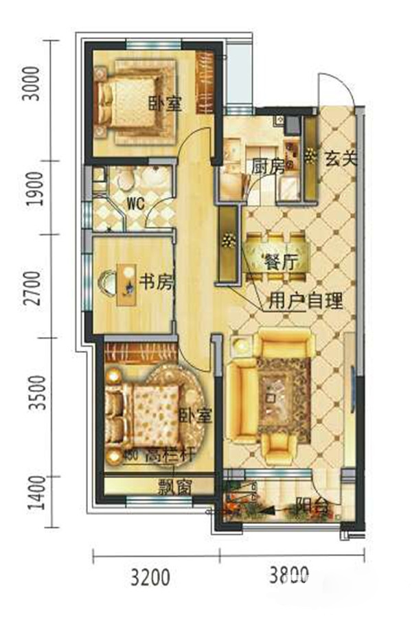 碧桂园·学府壹号_效果图_主图_1