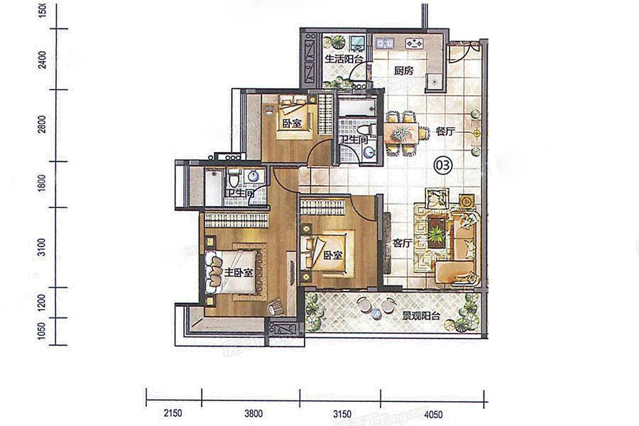 华鸿·珑悦轩_效果图_主图_1