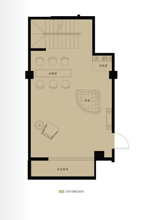 V7九间堂下叠B户型地下二层-下叠B户型地下二层-4室2厅4卫1厨建筑面积270.00平米
