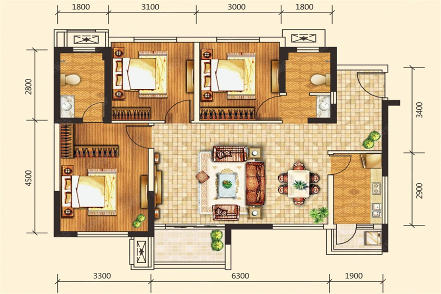 合能枫丹铂麓_效果图_主图_1