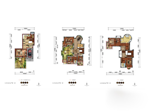 新希望·紫檀山D3a户型-4室2厅5卫1厨建筑面积321.82平米