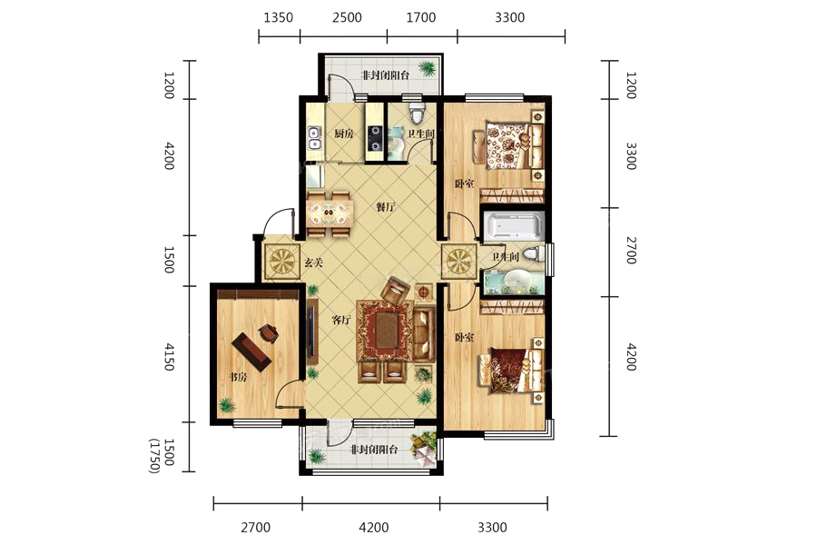 富禹·依云美域_效果图_主图_1