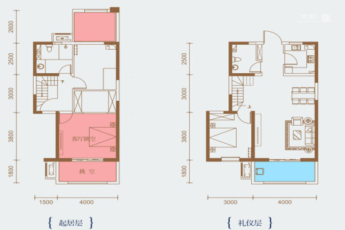 桃源漫步高层C1户型-高层C1户型-3室2厅2卫1厨建筑面积112.20平米